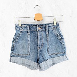 Hollister High-Rise Mom Short 3" Vintage Stretch 00 / 23